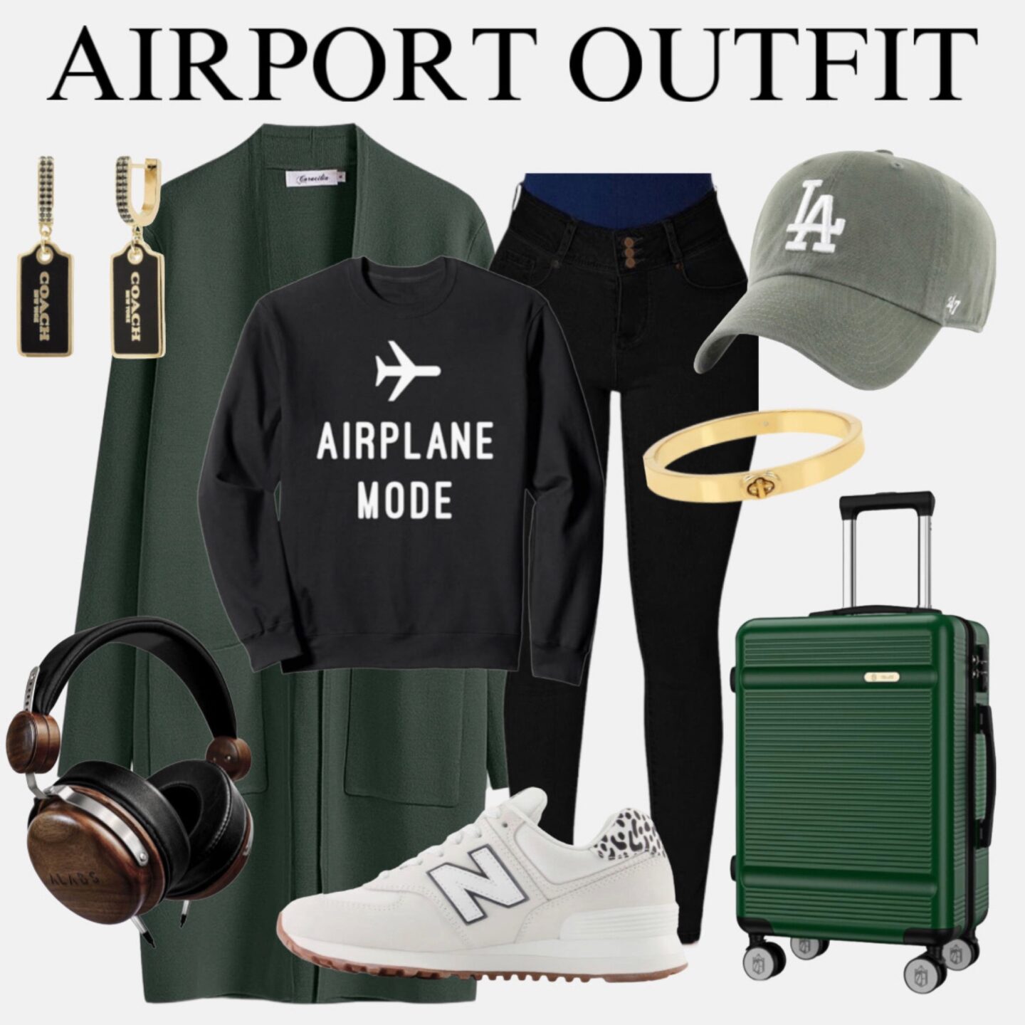 AIRPORT OUTFIT IDEAS – HOW TO DRESS TO THE AIRPORT – The Allure Edition